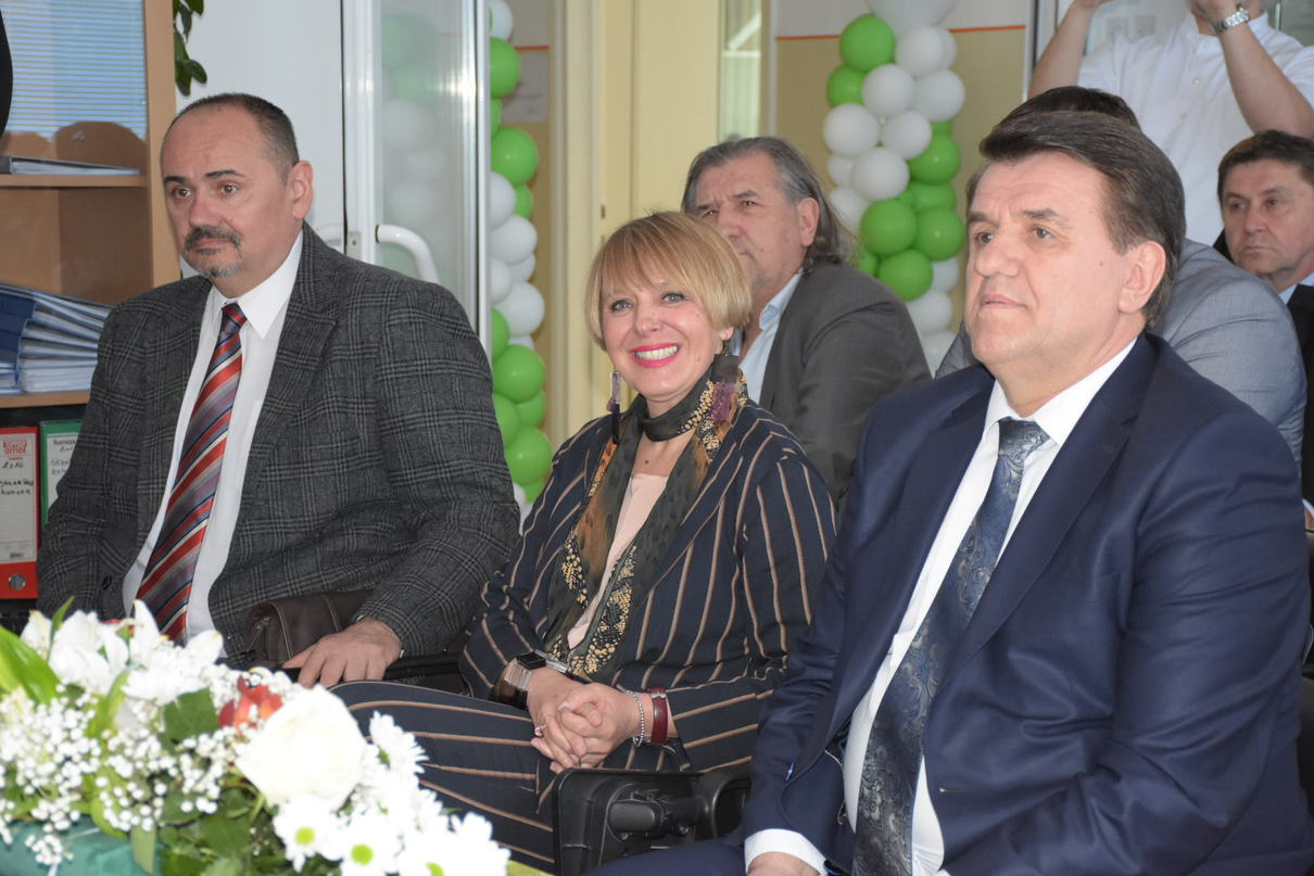 Doc.dr. Ahmed Novo, Prim.dr. Vildana Doder i dr.sc. Muhamed Ramović, gradonačenik Goražda.