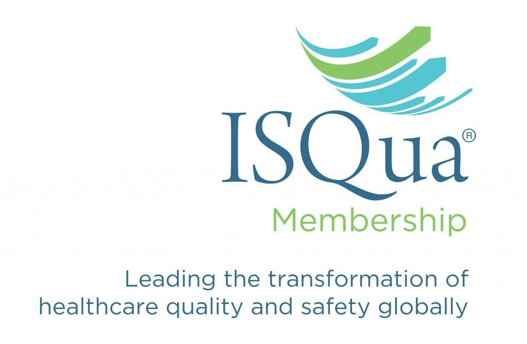 Logo  Međunarodne udruge za kvalitet u zdravstvu