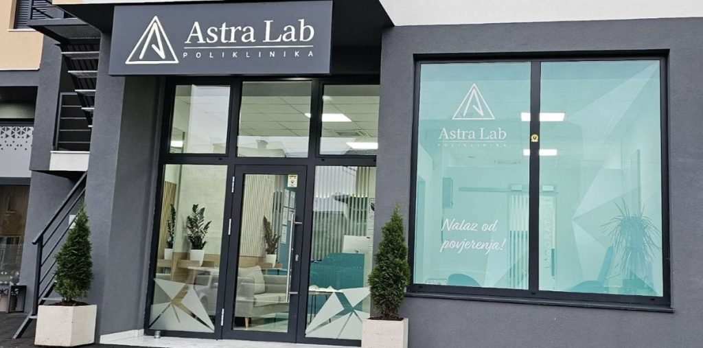 Vanjski pregled Privatne zdravstvene ustanove Poliklinika za laboratorijsku medicinu „Astra Lab“ Bihać